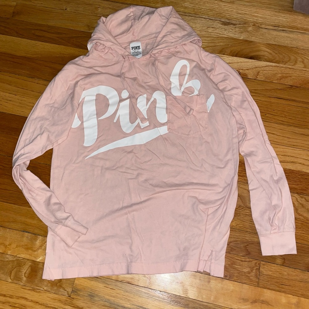 Victoria Secret Pink tshirt with hood